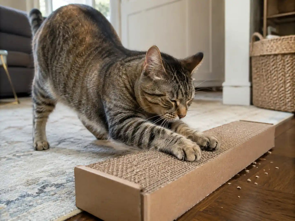 What Your Cat Is Really Thinking When They Attack the Scratch Board