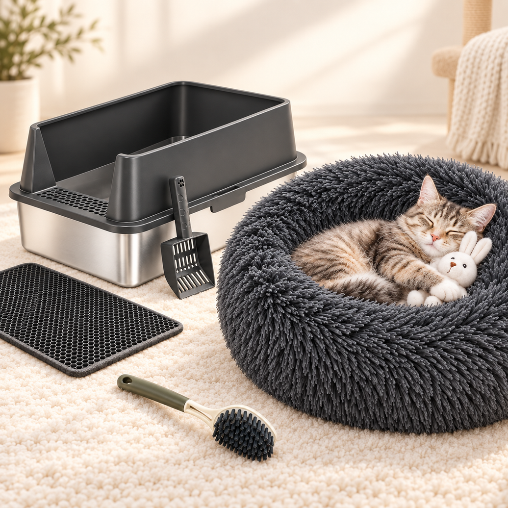 Stainless Steel vs. Plastic Litter Boxes: A Practical Guide to Long-Term Care