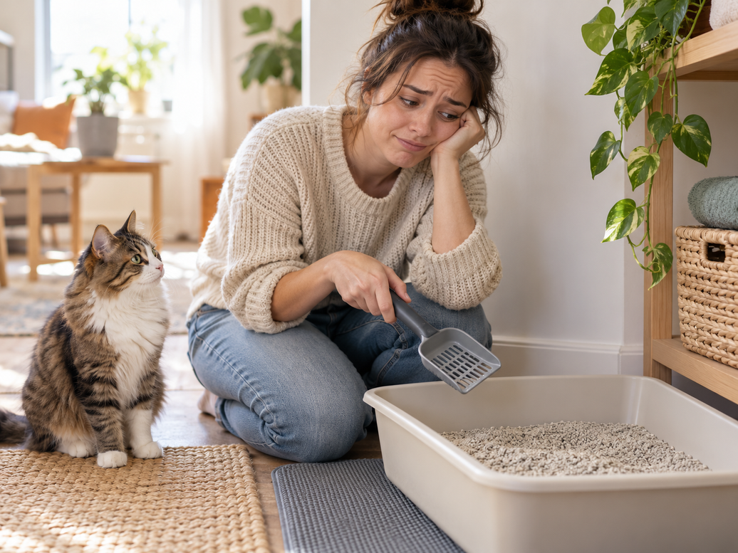 Hate Scooping Cat Litter? Here's How to Make Litter Box Cleanup Less Miserable