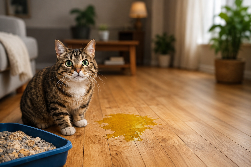 Cat Care Guide-Why Does My Cat Pee Outside the Litter Box?