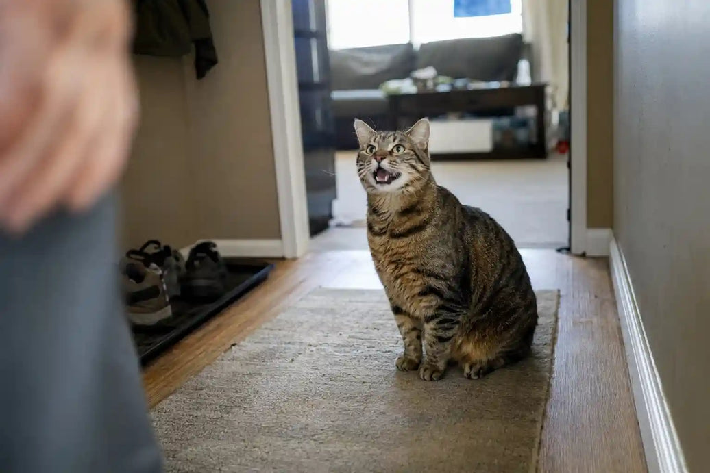 My cat meows so much