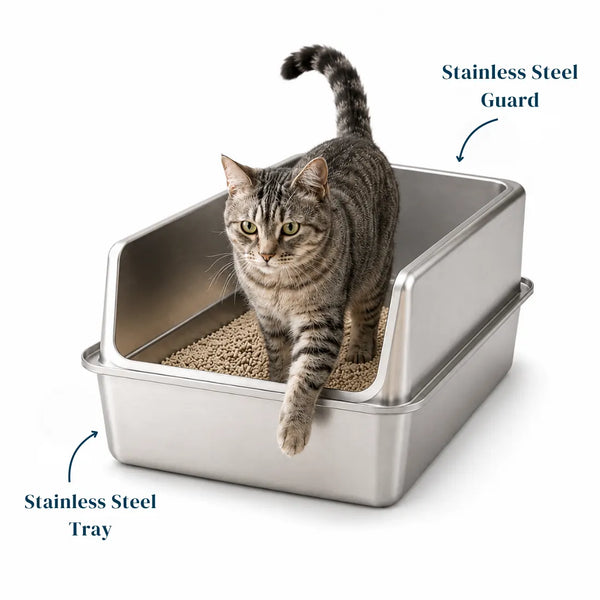 All-Stainless Steel Litter Box