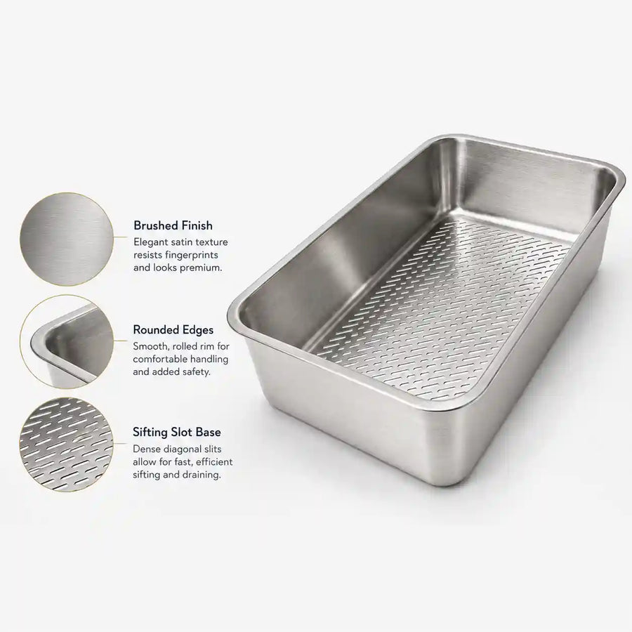 Stainless Steel Cat Litter Sifting Tray