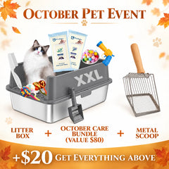 XXL 304 Stainless Steel Cat Litter Box