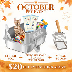 XXL 304 Stainless Steel Cat Litter Box