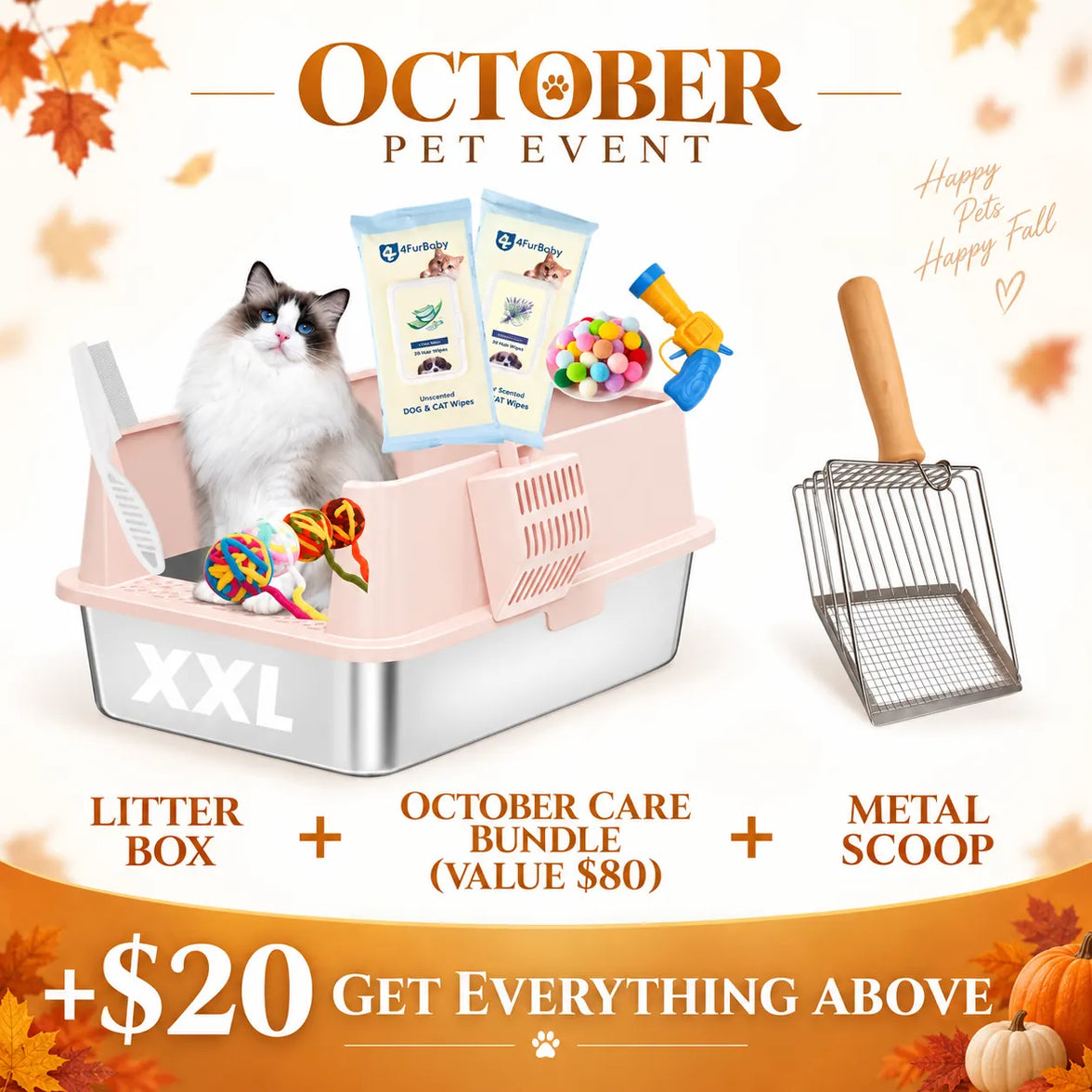 XXL 304 Stainless Steel Cat Litter Box