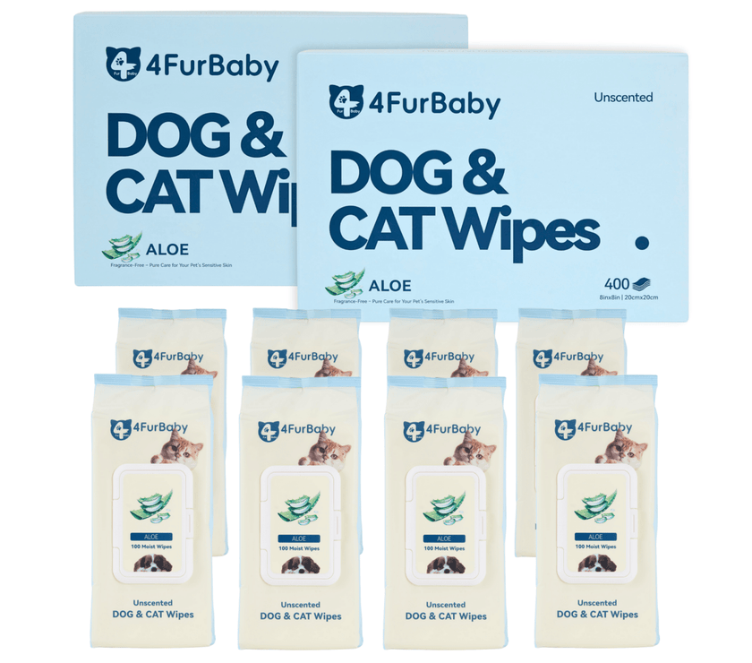 100% Plant - based Pet Grooming Wipes - Compostable, Gentle - Sensitive Skin Care - Safe All - in - one Wipes for Dogs & Cats