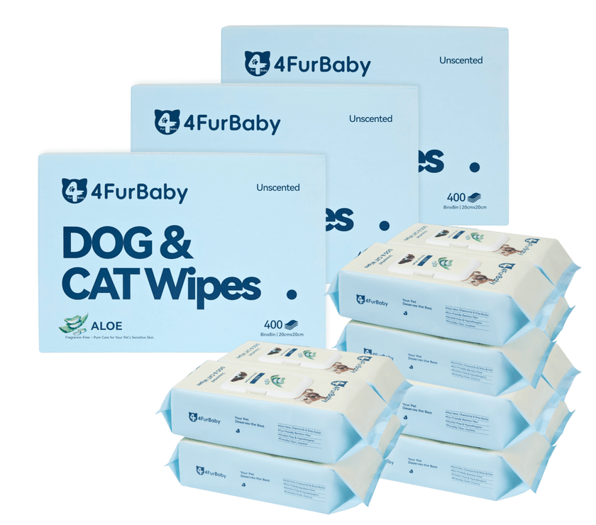 100% Plant - based Pet Grooming Wipes - Compostable, Gentle - Sensitive Skin Care