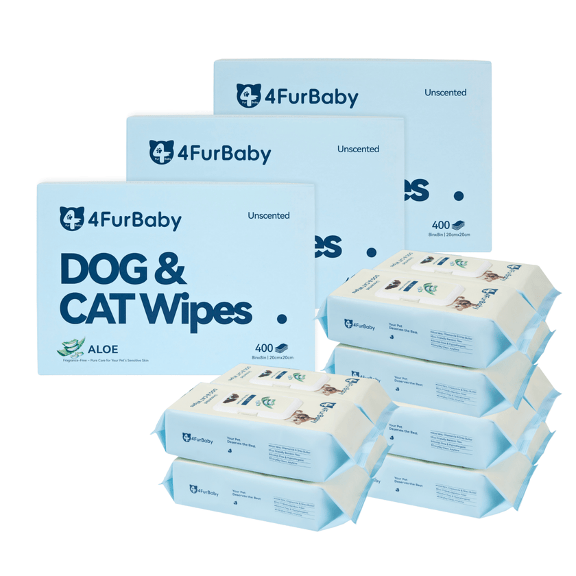 100% Plant - based Pet Grooming Wipes - Compostable, Gentle - Sensitive Skin Care