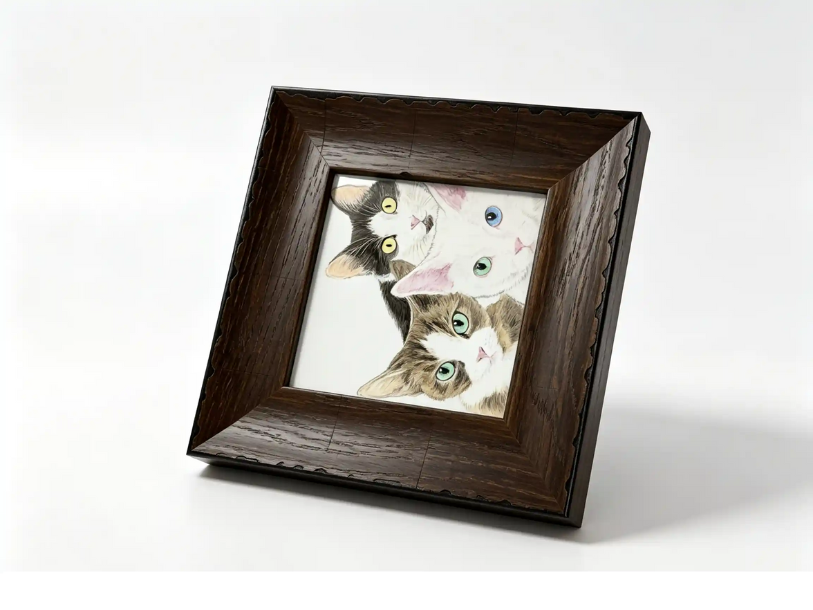 Custom Hand-Painted Ceramic Portrait