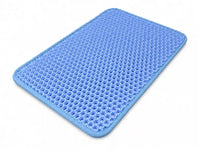 Honeycomb Litter Mat, Double-Layer Anti-Tracking Mat with Waterproof Non-Slip Bottom