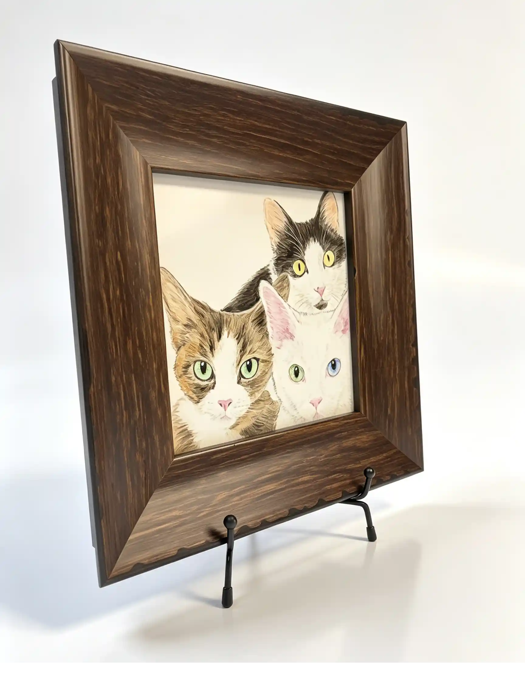 Custom Hand-Painted Ceramic Portrait