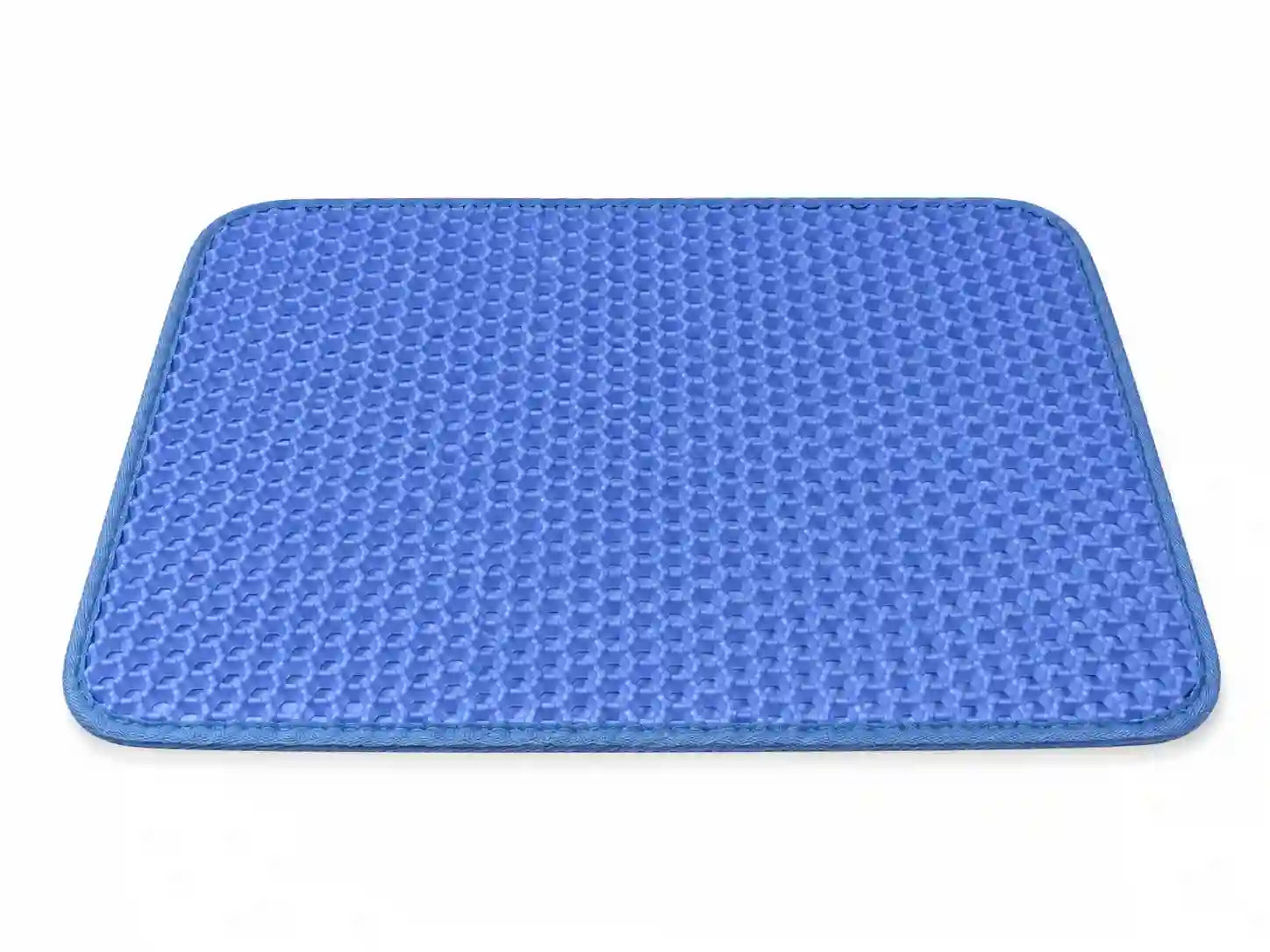 Honeycomb Litter Mat, Double-Layer Anti-Tracking Mat with Waterproof Non-Slip Bottom