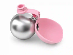 10 oz Flip-Open 304 Stainless Steel Pet Travel Water Bottle