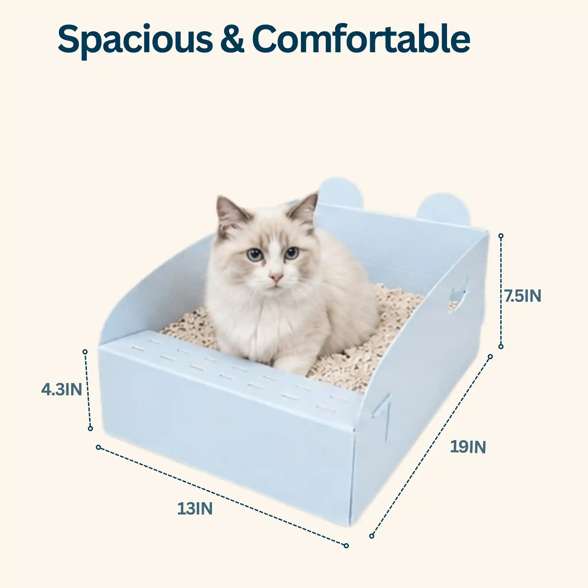 Foldable Disposable Cat Litter Box