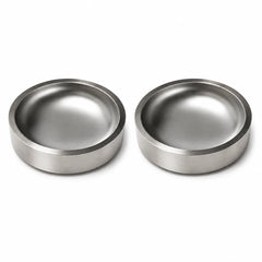 2-pack stainless steel pet bowls—one for food and one for water. A practical, budget-friendly feeding set for dogs and cats.
