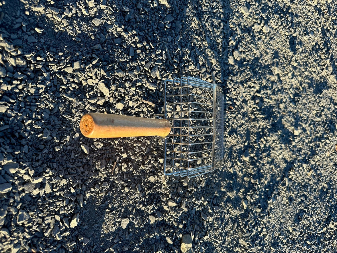 2 - in - 1 Stainless Steel Cat Litter Scoop - Wooden Handle, Efficient Cleaning - 4FurBaby