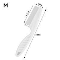 Pet Flea Comb - Plastic & Stainless Steel Needle Comb for Cats and Dogs
