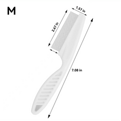 Pet Flea Comb - Plastic & Stainless Steel Needle Comb for Cats and Dogs