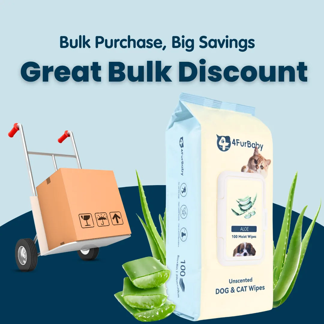 4FurBaby dog and cat wipes packaging