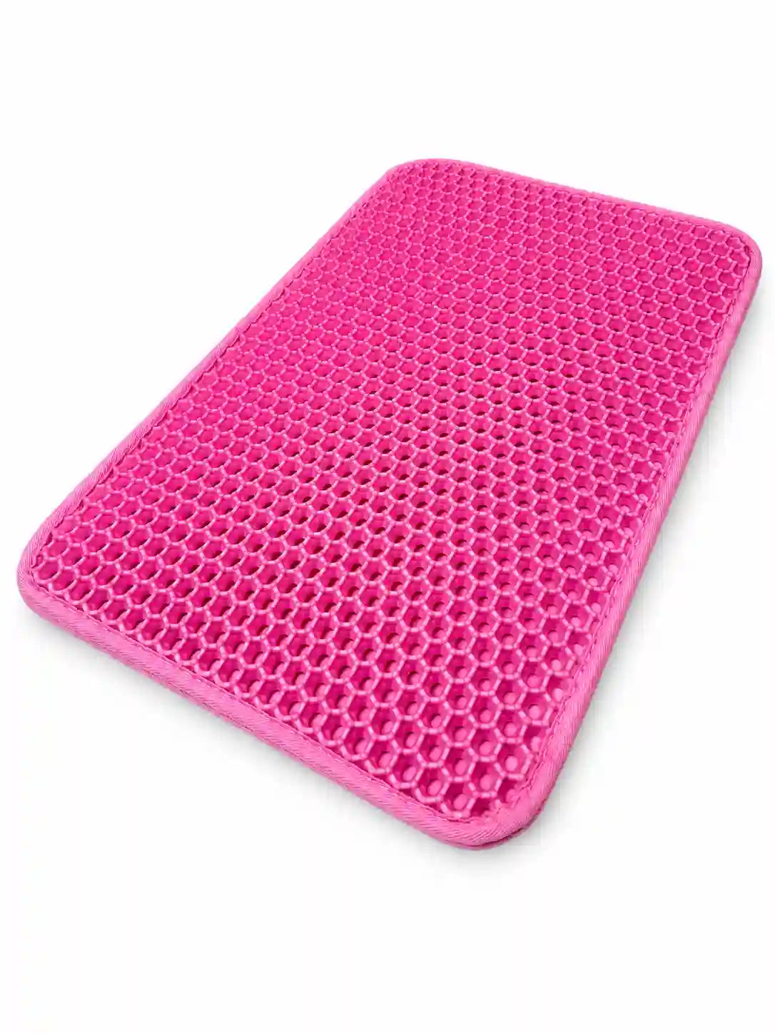 Honeycomb Litter Mat, Double-Layer Anti-Tracking Mat with Waterproof Non-Slip Bottom