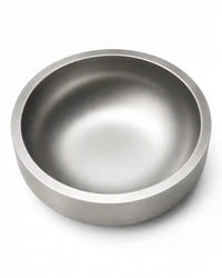 Stainless Steel Pet Bowl, Wide Round Food and Water Bowl with Smooth Rim