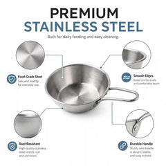 Why This Premium Stainless Steel Cat Bowl Makes Daily Feeding Safer and Easier