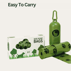 Eco-Friendly Degradable  poop bag -  Pet Waste Bag Set - Thick  Poop Bags with Dispenser