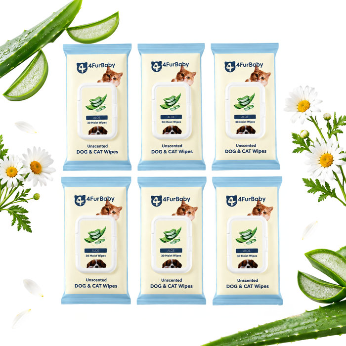 Plant-Based Dog & Cat Grooming Wipes – Gentle & Compostable Pet Wipes