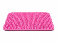 Honeycomb Litter Mat, Double-Layer Anti-Tracking Mat with Waterproof Non-Slip Bottom