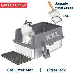 XXL 304 Stainless Steel Cat Litter Box