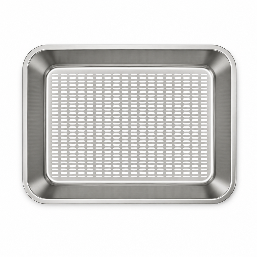 Stainless Steel Sifting Cat Litter Box