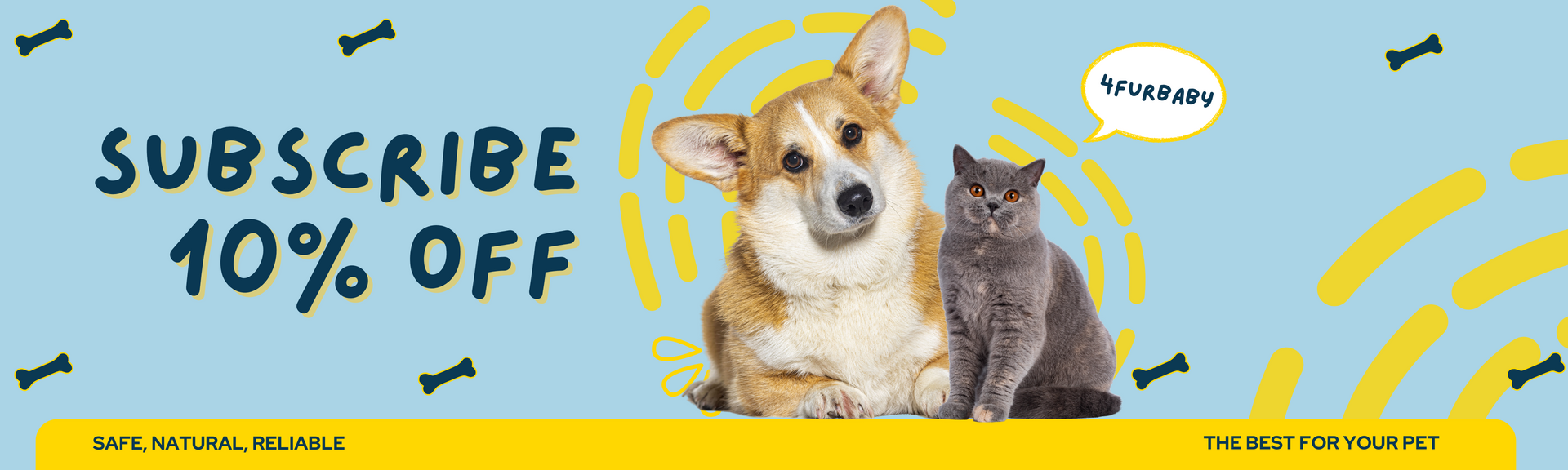 4furbaby banner_40_x_12_in subscribe 10% off
