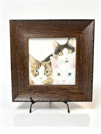 Custom Hand-Painted Ceramic Portrait