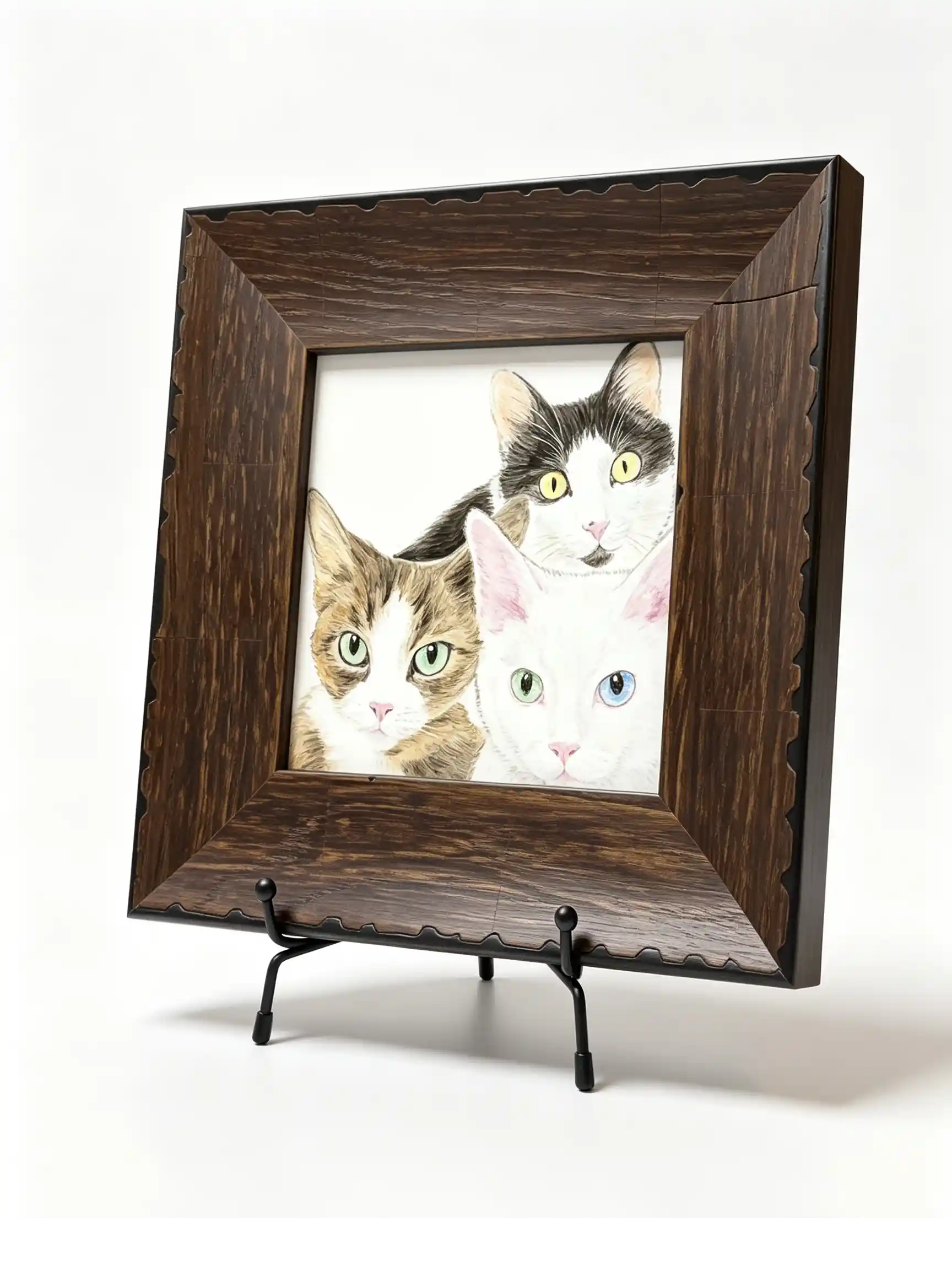 Custom Hand-Painted Ceramic Portrait