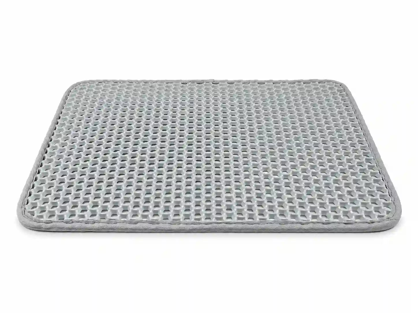 Honeycomb Litter Mat, Double-Layer Anti-Tracking Mat with Waterproof Non-Slip Bottom