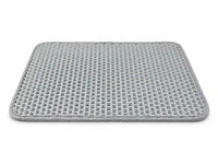 Honeycomb Litter Mat, Double-Layer Anti-Tracking Mat with Waterproof Non-Slip Bottom