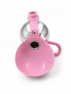 10 oz Flip-Open 304 Stainless Steel Pet Travel Water Bottle