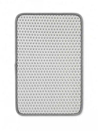 Honeycomb Litter Mat, Double-Layer Anti-Tracking Mat with Waterproof Non-Slip Bottom