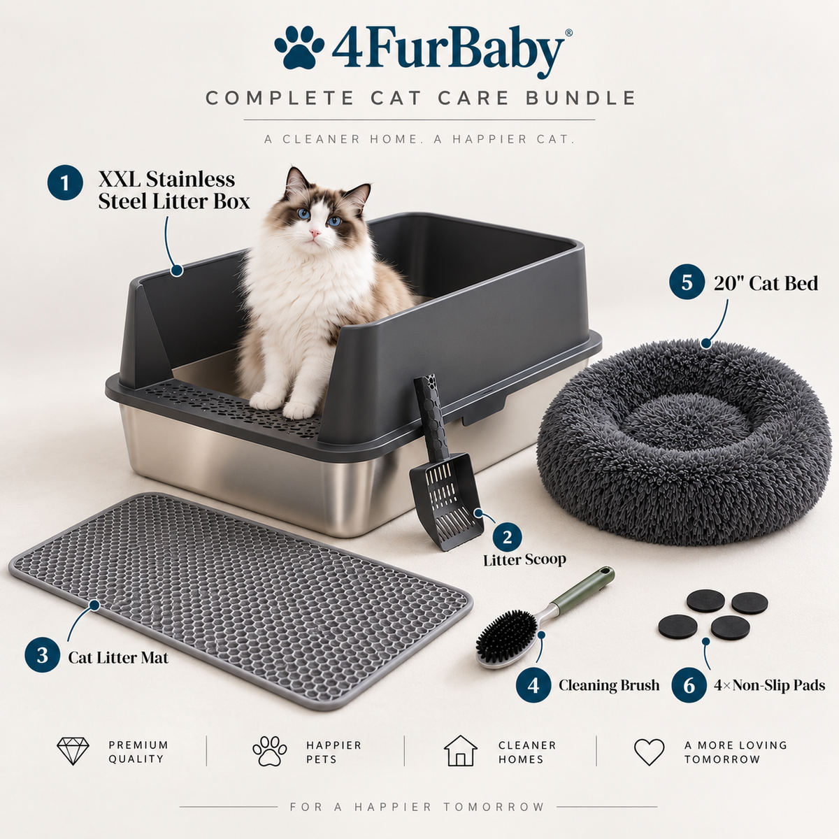 Complete cat care bundle