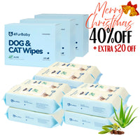 Plant-Based Pet Wipes for Dogs & Cats – Hypoallergenic, Gentle, Cleaning & Hydrating for Paws, Body & Butt – Daily Grooming Use – 400 Count