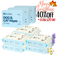 Plant-Based Pet Wipes for Dogs & Cats – Hypoallergenic, Gentle, Cleaning & Hydrating for Paws, Body & Butt – Daily Grooming Use – 400 Count