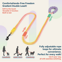 Dual - Stage Anti - Pull Foam Multi - Functional Dog Leash  - The Ultimate Hands - Free Walking Solution - 4FurBaby