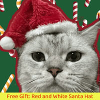 FREE SHIPPING - Stainless Steel Cat Litter Box & Toy Bundle: Holiday Set for  Feline Friend - 4FurBaby- pet Santa Hat