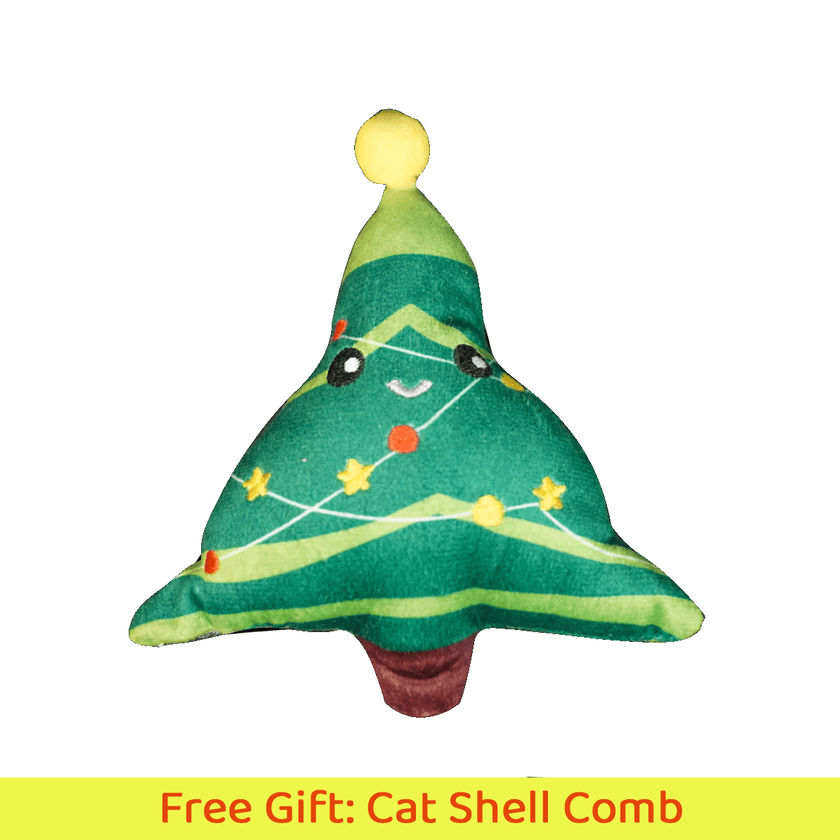 FREE SHIPPING - Stainless Steel Cat Litter Box & Toy Bundle: Holiday Set for Your Feline Friend - 4FurBaby-Plush Toy