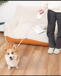 LED Light - Up Retractable Dog Leash - Automatic Pet Walking Leash with Colorful Breathing Light - 4FurBaby
