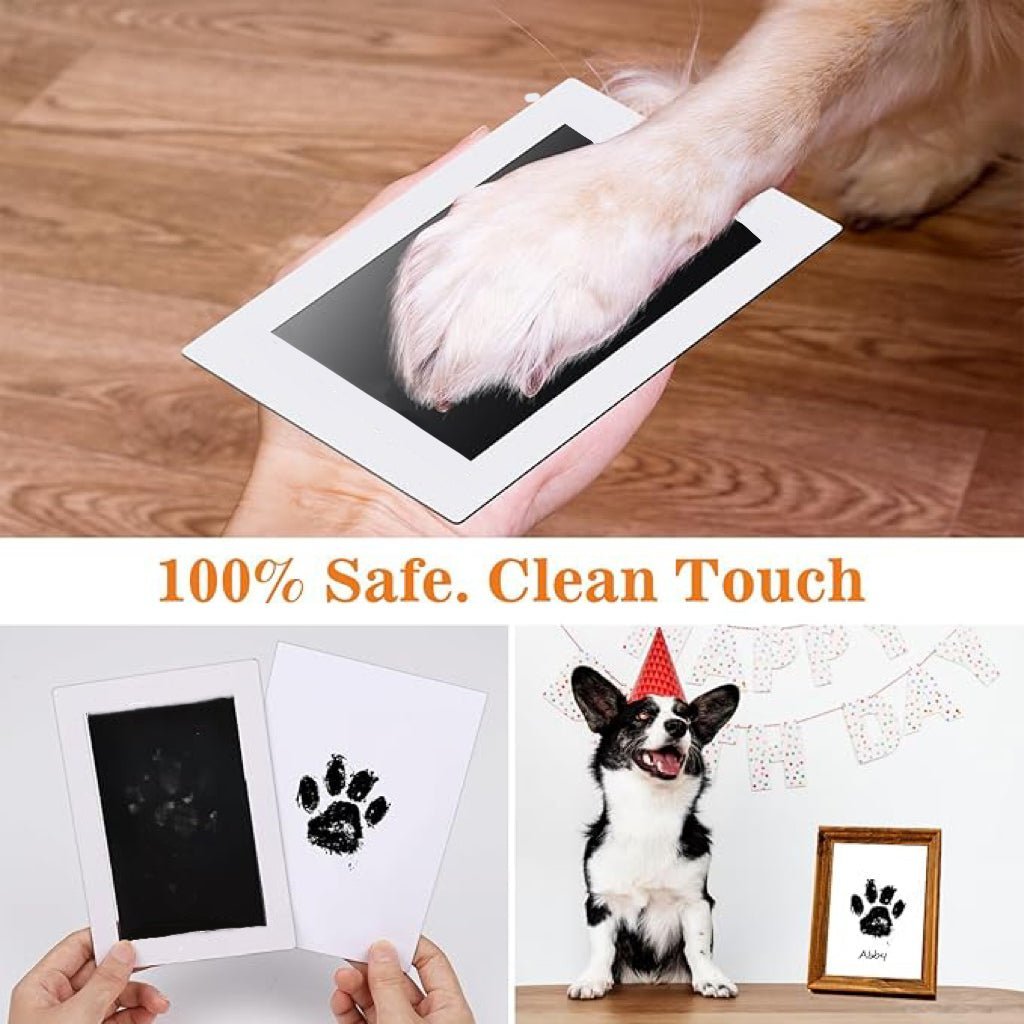 No-Mess Pet Paw Print Kit with Frame – Personalized Pet Memorial Gift