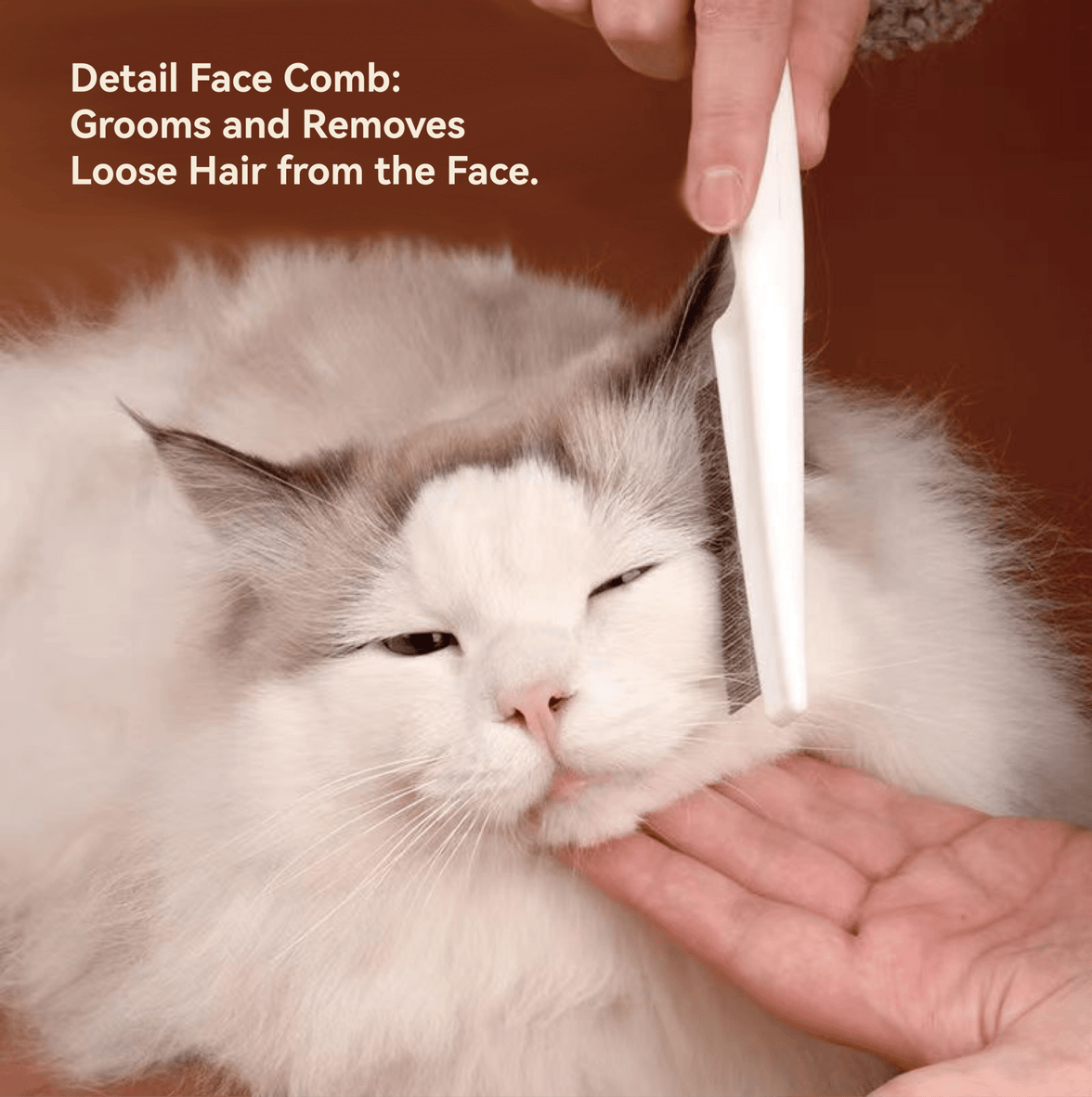 Pet Flea Comb - Plastic & Stainless Steel Needle Comb for Cats and Dogs - 4FurBaby