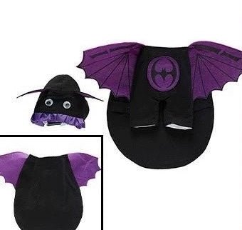 Pet Party Costume - Funny Cartoon Bat and Pumpkin Outfit for Small Dogs - 4FurBaby