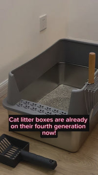 stainless steel cat litter box 4furbaby